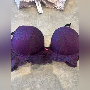 La SENZA Deep Purple Lace push up Bra